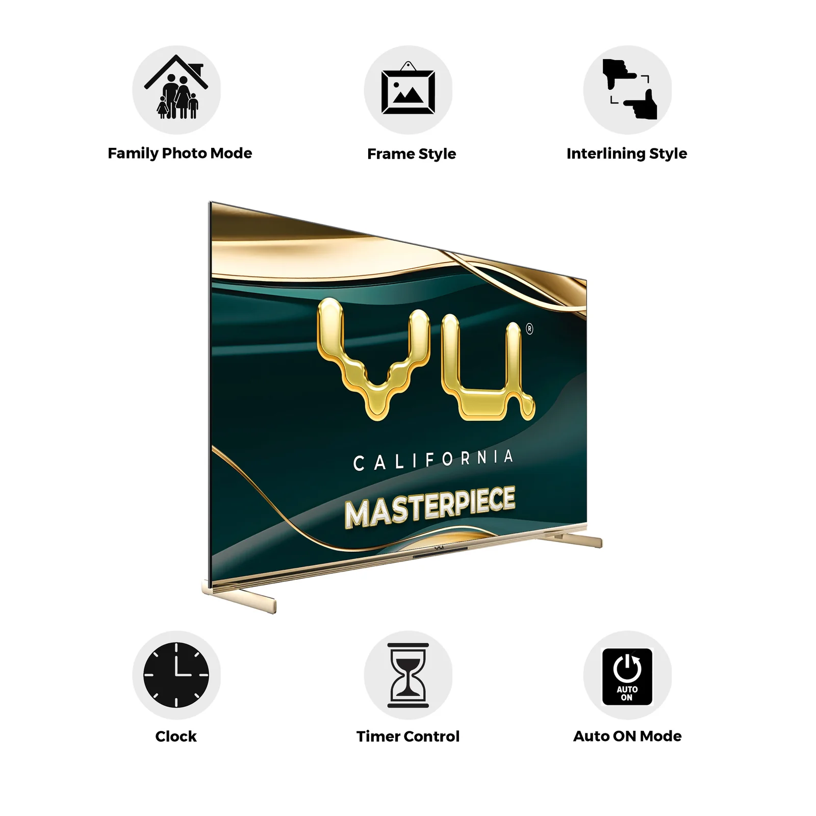 Vu Masterpiece Frame TV 55 Inch 4K QLED - View 8